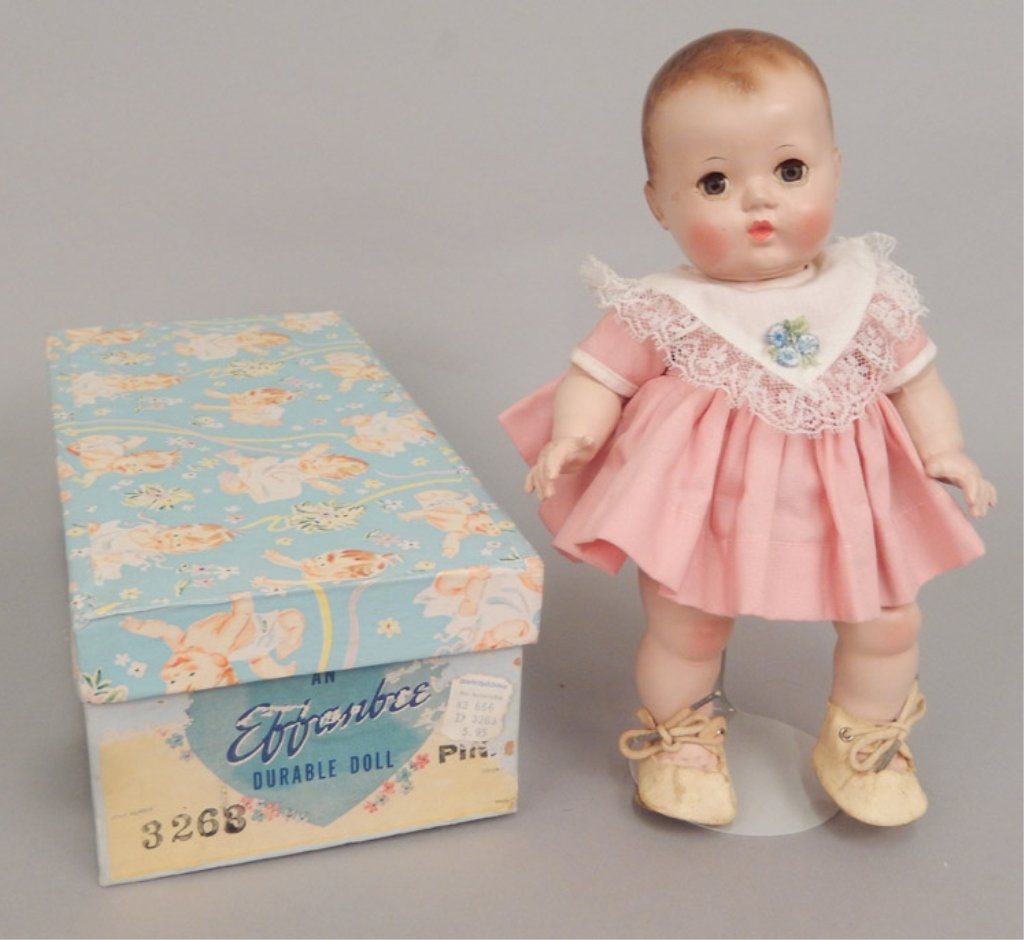 Effanbee hard plastic Patsy Baby in original box (1 of 5)
