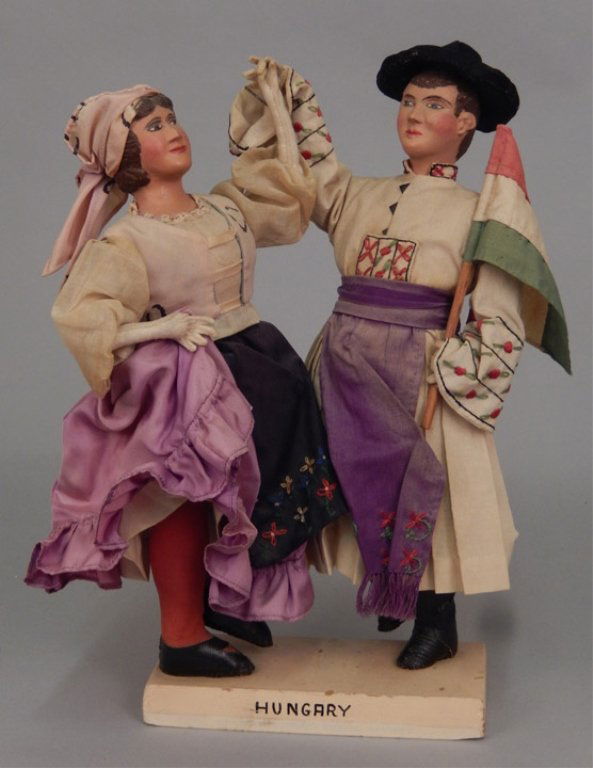 Pair of WPA Dolls Hungary (1 of 3)