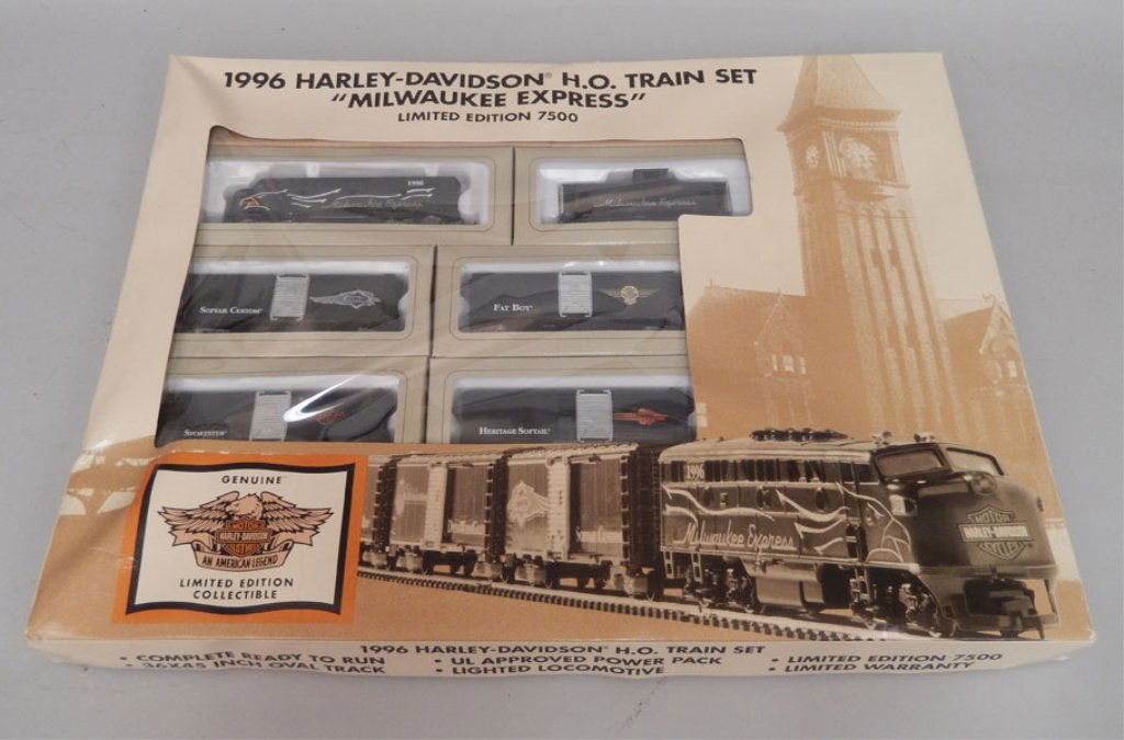 harley davidson ho train set