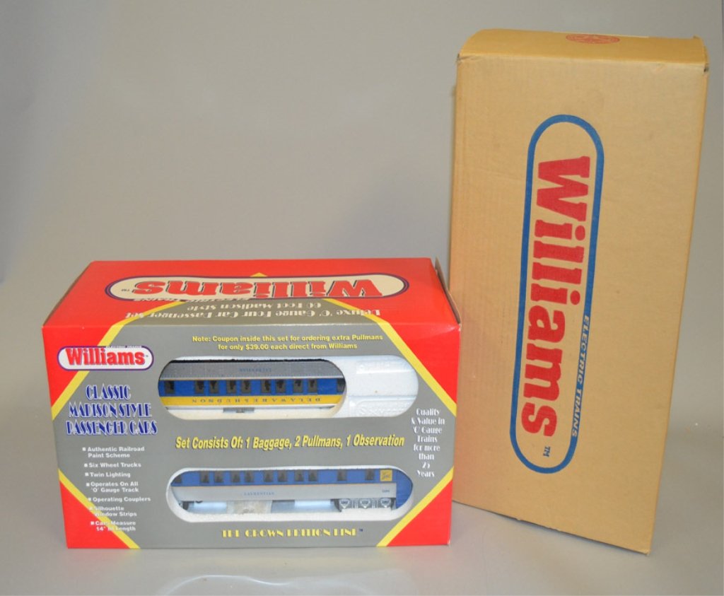 Williams Deluxe O gauge four car passenger set (1 of 6)