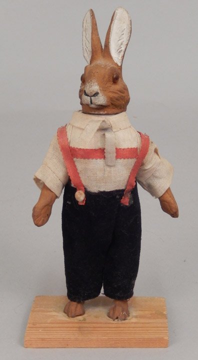 Papier mache Easter Rabbit candy container (1 of 4)