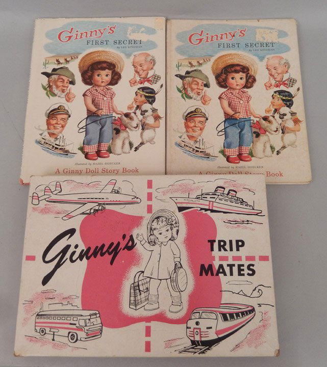Ginny's Trip Mates in original box and two Ginny books (1 of 4)