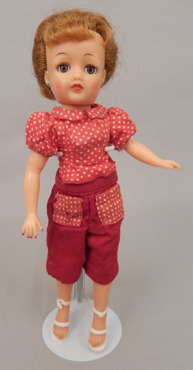 1950's Ideal Little Miss Revlon doll: 1950's Ideal Little Miss Revlon doll, high color, 10" tall