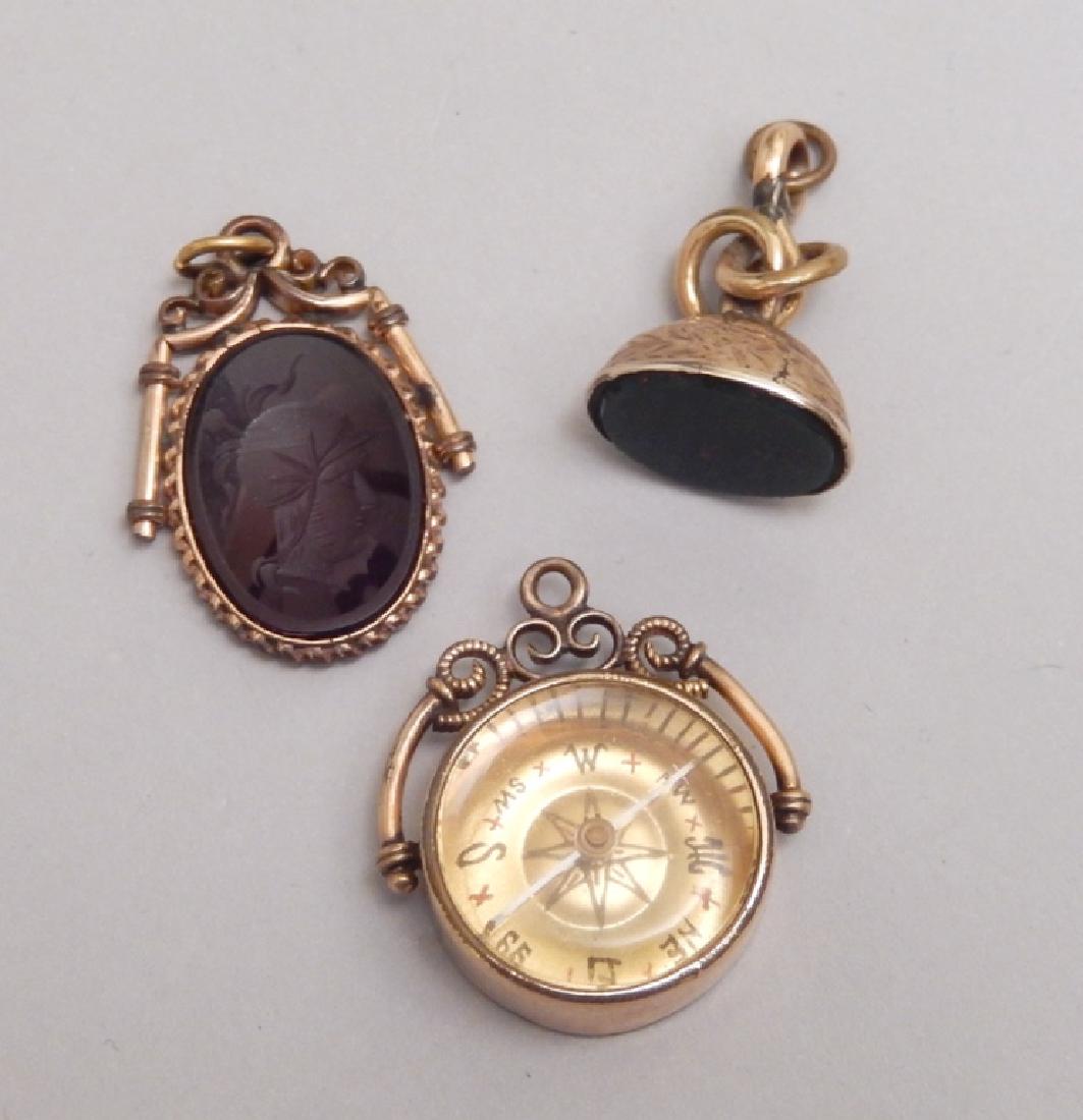 Vintage Gold Filled Pocket Watch Fobs