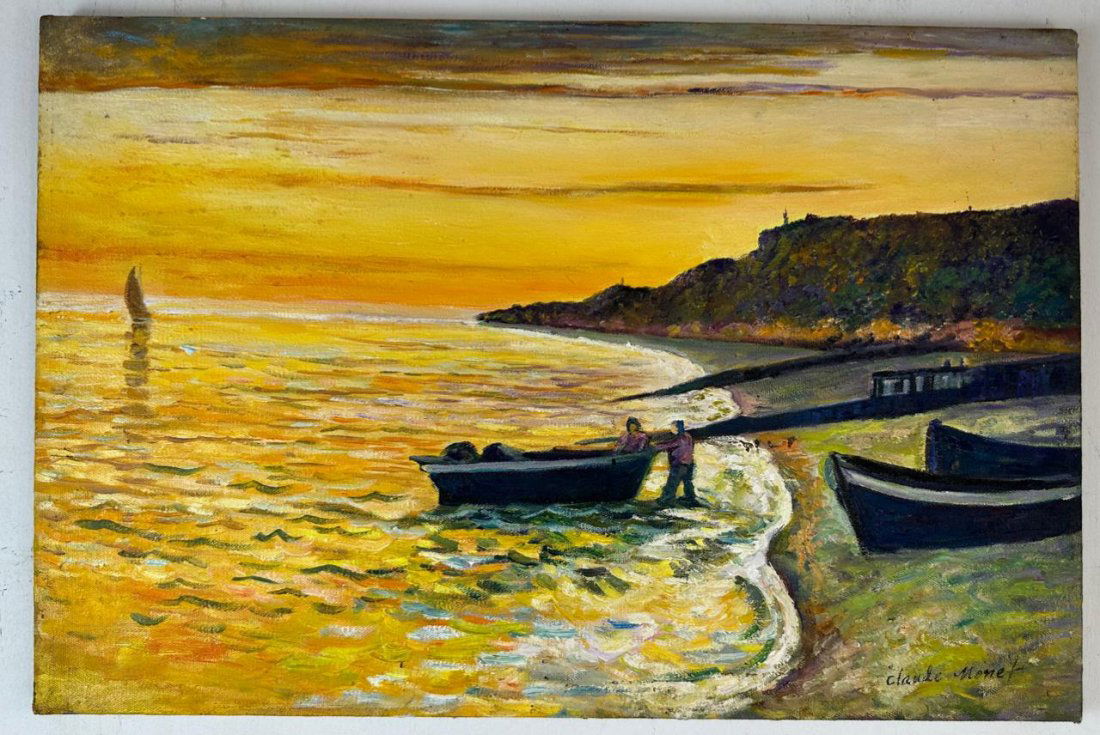 Antique painting - Claude Monet (1840-1926 ) (1 of 6)