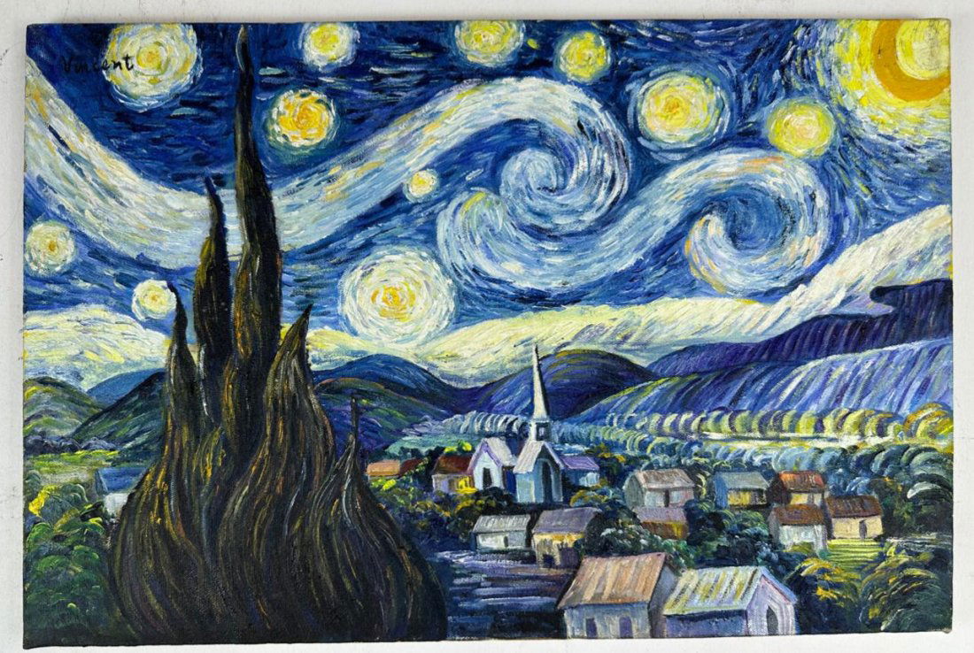 Antique painting -Vincent Van Gogh (1853-1890) (1 of 3)