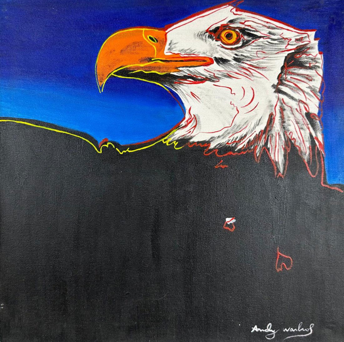 Oil on canvas - Andy Warhol (1928 - 1987) -"In the style of" (1 of 4)