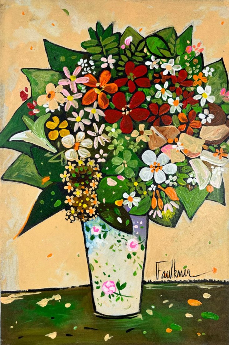 Oil on canvas - Henry Faulkner (1924 - 1981) (1 of 4)