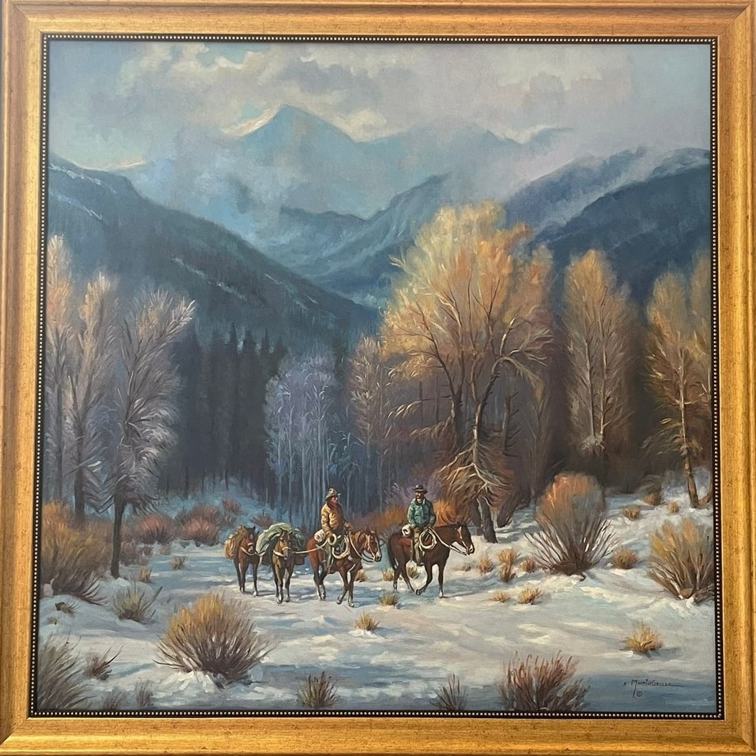 MARTIN GRELLE - COLORADO CATHEDRAL - OIL ON CANVAS - IN THE STYLE OF (1 of 11)