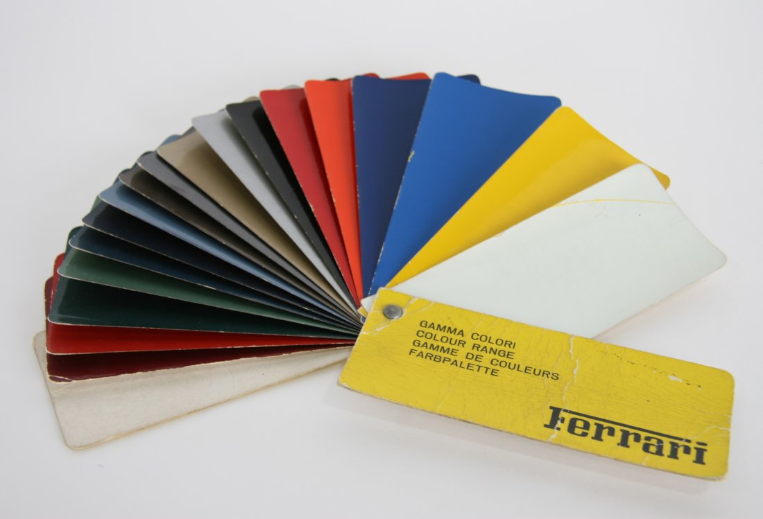 Ferrari Glidden Salchi Paint Samples - 1979 (1 of 4)
