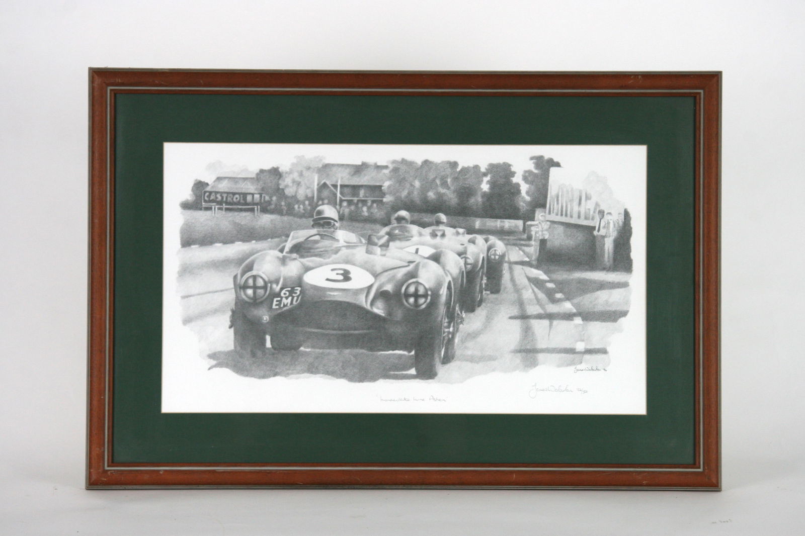 Aston Martin drawing by James Warburton (1 of 4)