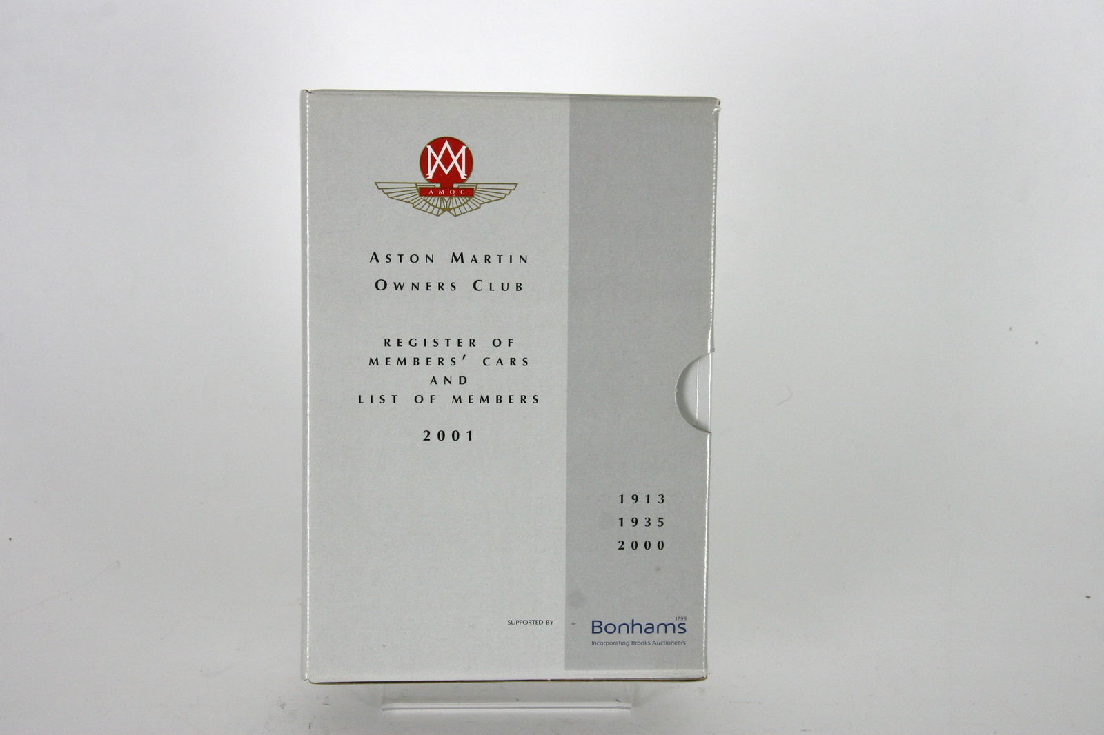 Aston Martin Members' Register pack (1 of 2)