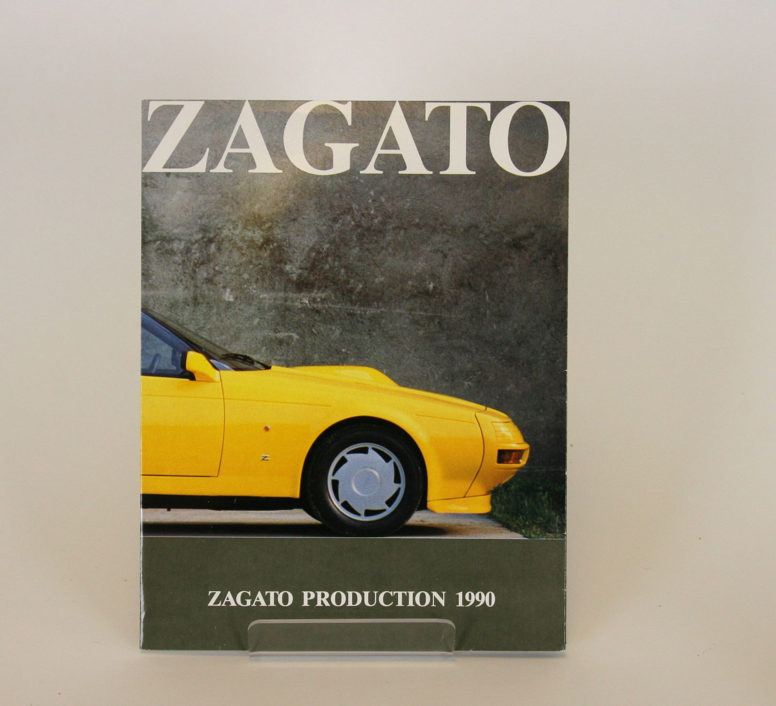 Aston Martin Zagato production brochure 1990 (1 of 3)