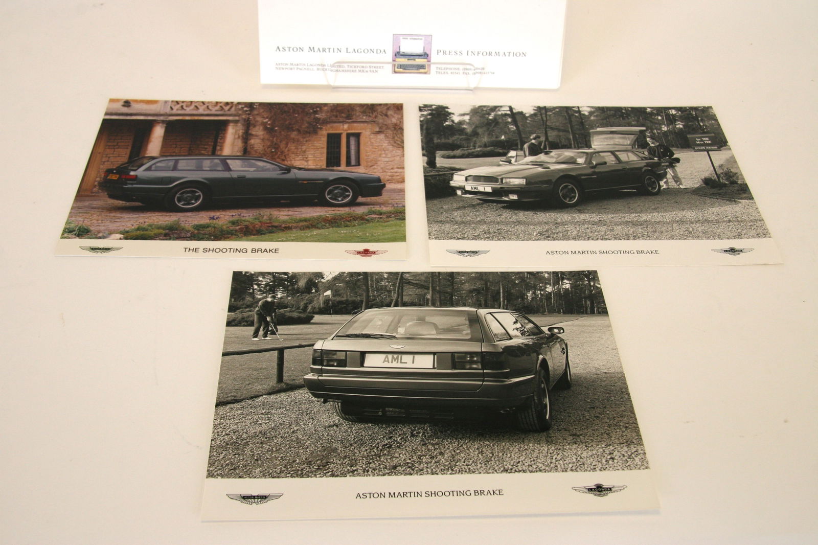 Aston Martin Virage Shooting Brake Press Pack 1992 (1 of 2)