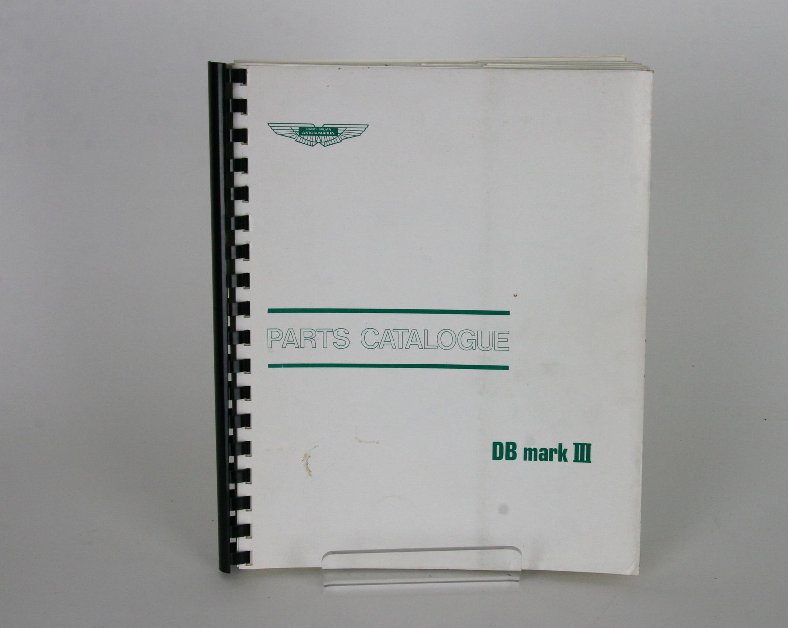 Aston Martin DB Mark III Parts Catalogue (1 of 2)