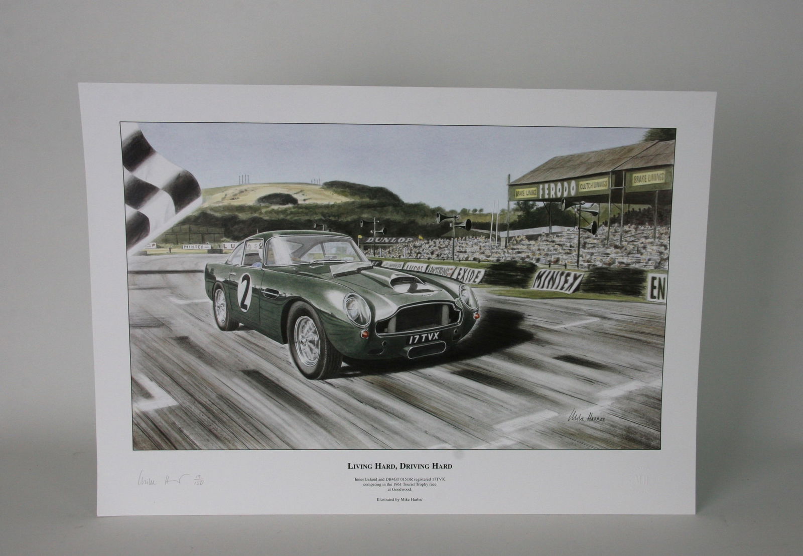 Aston Martin 'Living hard, driving hard' limited edition prints (1 of 4)