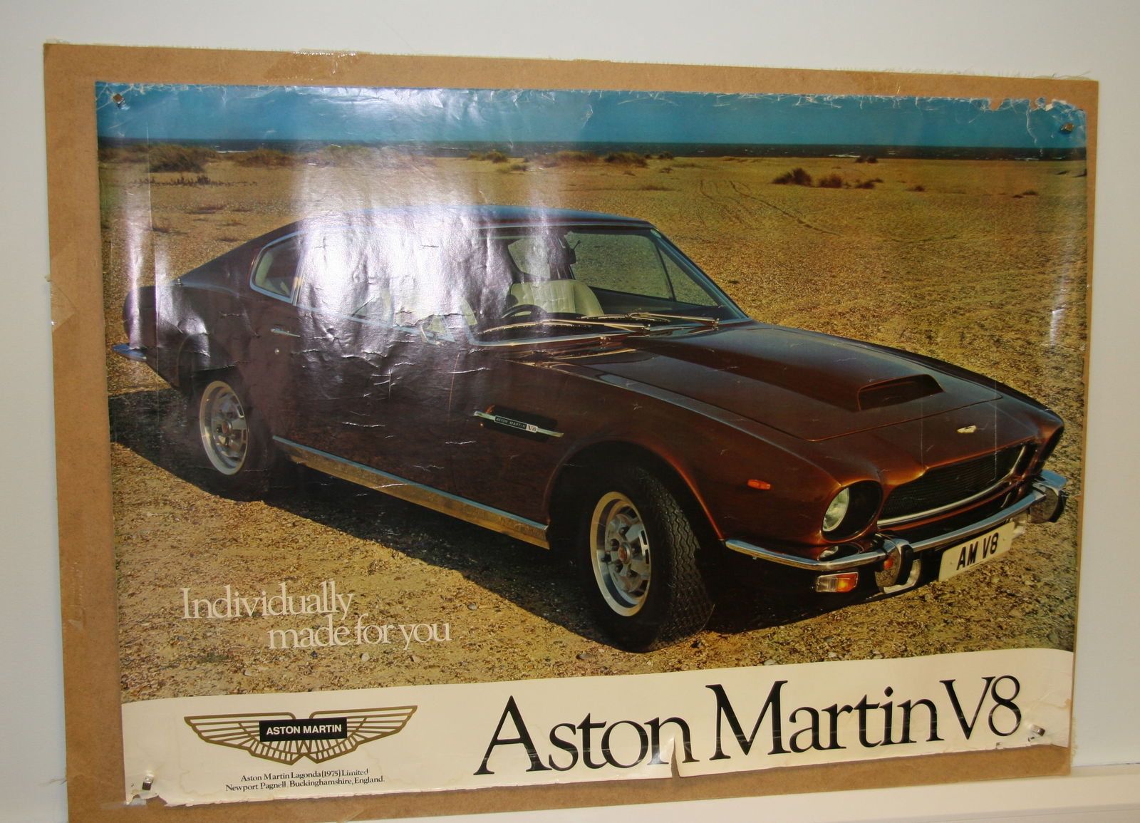 Aston Martin V8 factory poster (1 of 2)