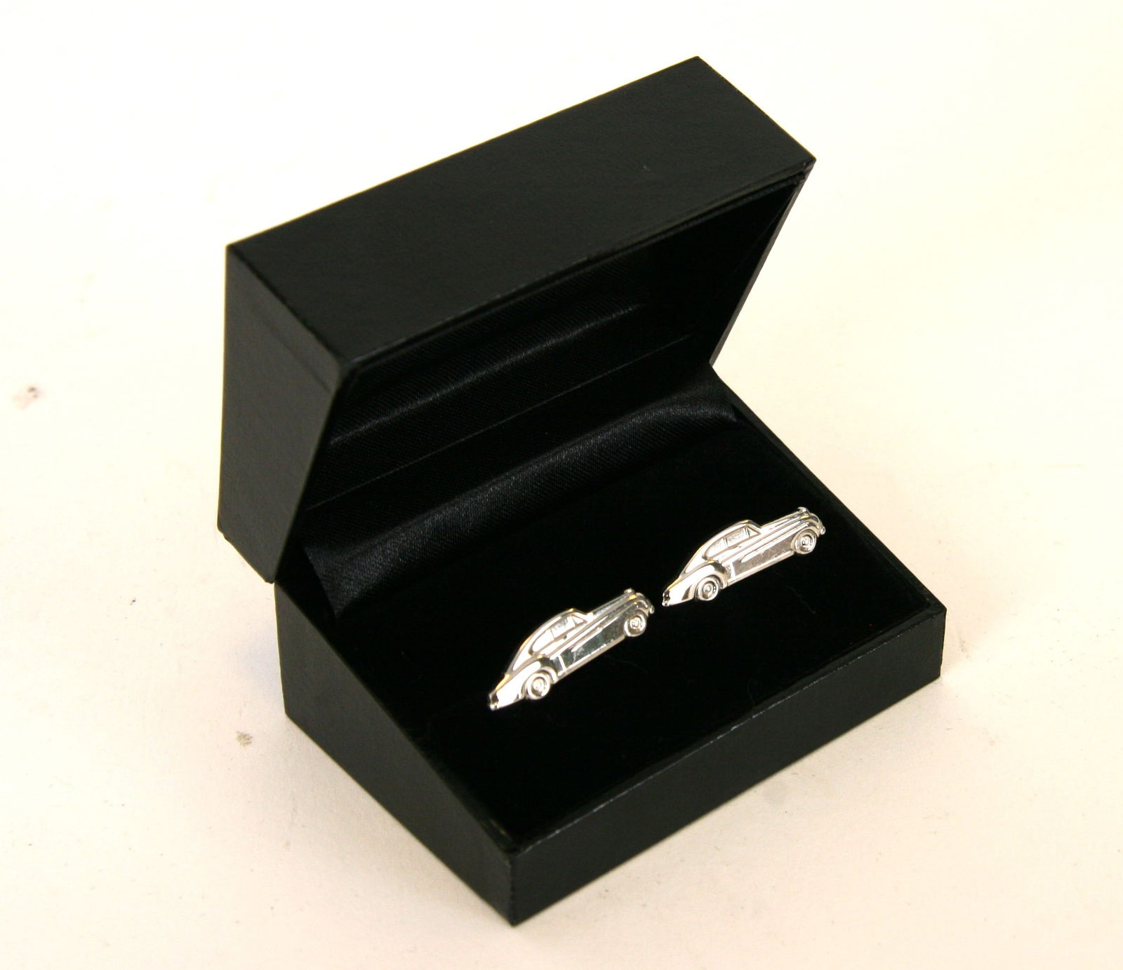 Bentley R Type Silver plated cufflinks by Anthony Holt Lot 8 (1 of 2)