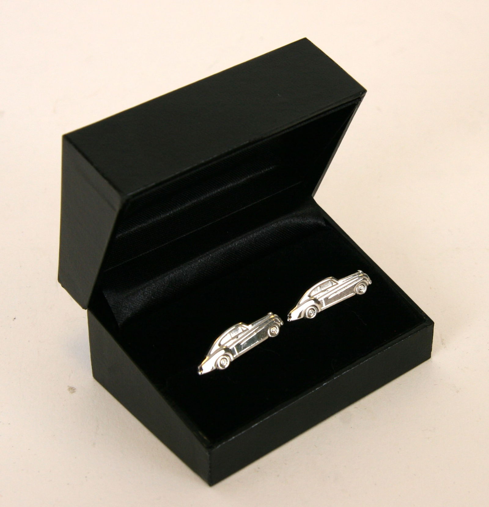 Bentley R Type Silver plated cufflinks by Anthony Holt Lot 10 (1 of 2)
