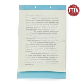 Billy Wilder Signed Seven Year Itch Contract