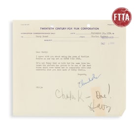 Harry Brand Seven Year Itch Correspondence
