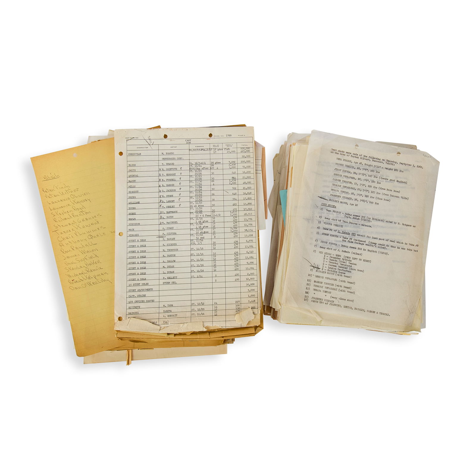 MGM Studio Archive for Mutiny on the Bounty (1 of 2)