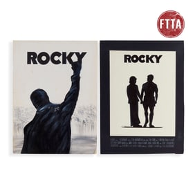 2 Vintage Poster Concept Artworks from Rocky by Rod Dyer