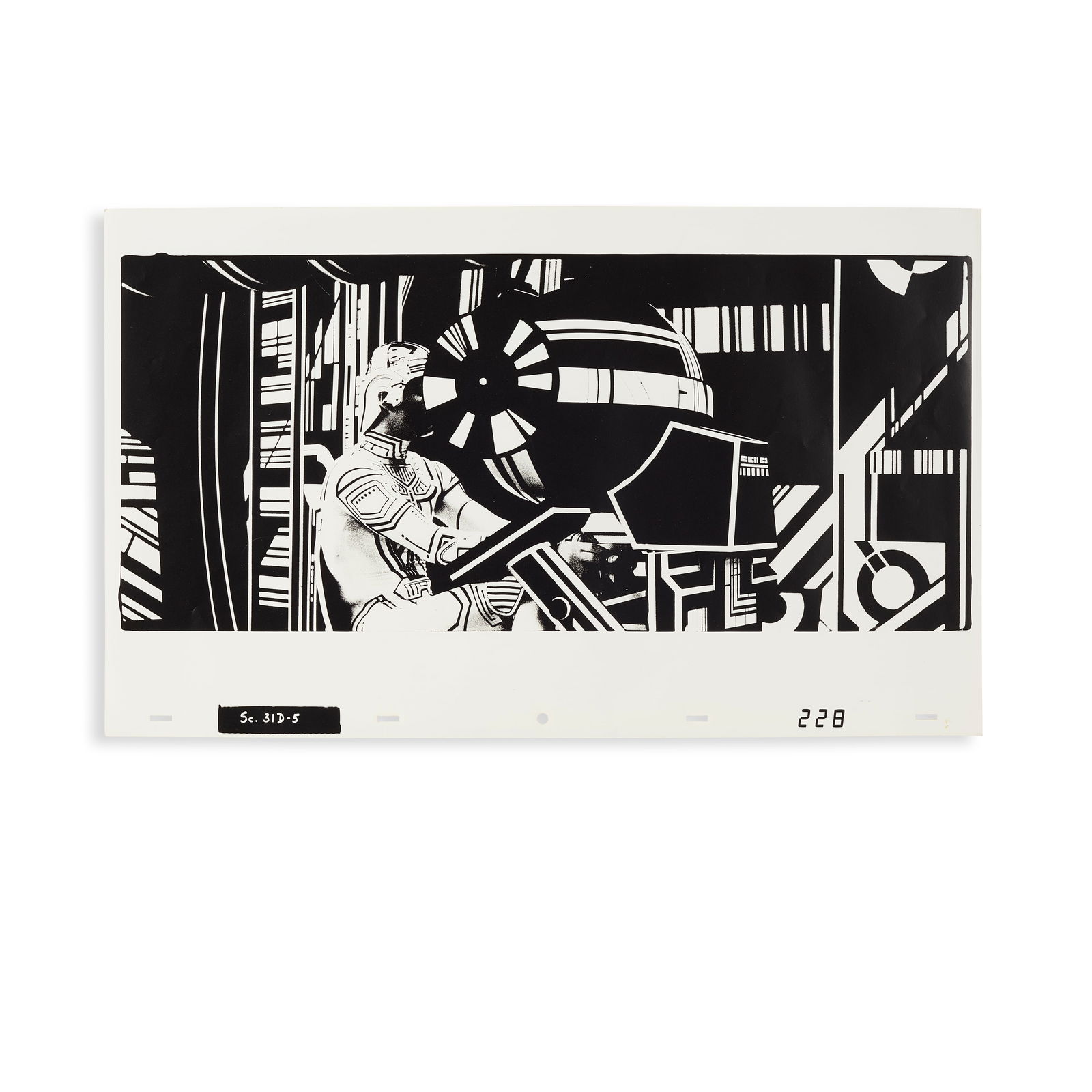 Master Control Program Multi-Cel Art for Tron (1 of 3)