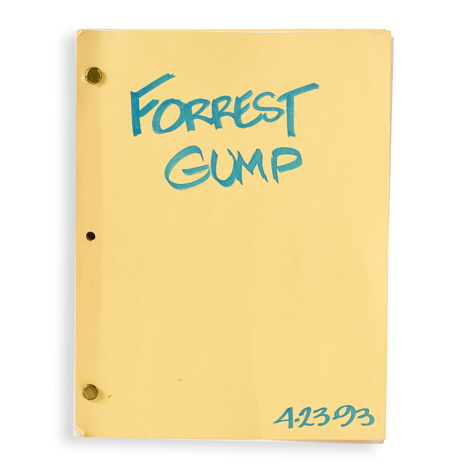 Second Draft Screenplay for Forrest Gump (1 of 2)