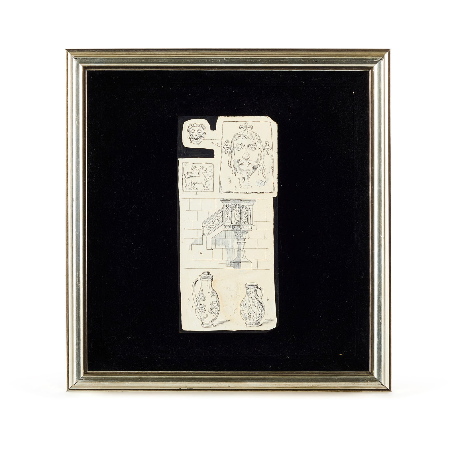 Vincent Price Engraved Wood Block from Sears Collection (1 of 3)