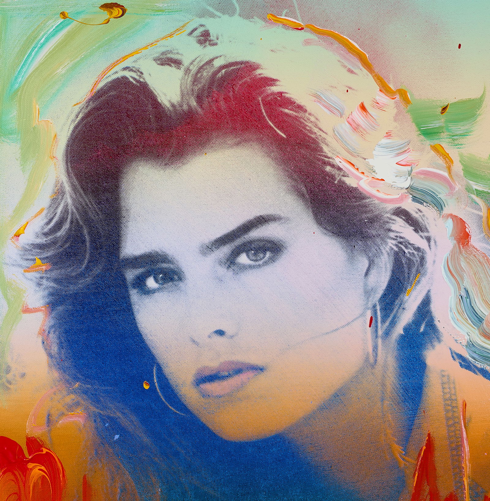 2 Peter Max Portraits of Shields & Agassi (1 of 6)