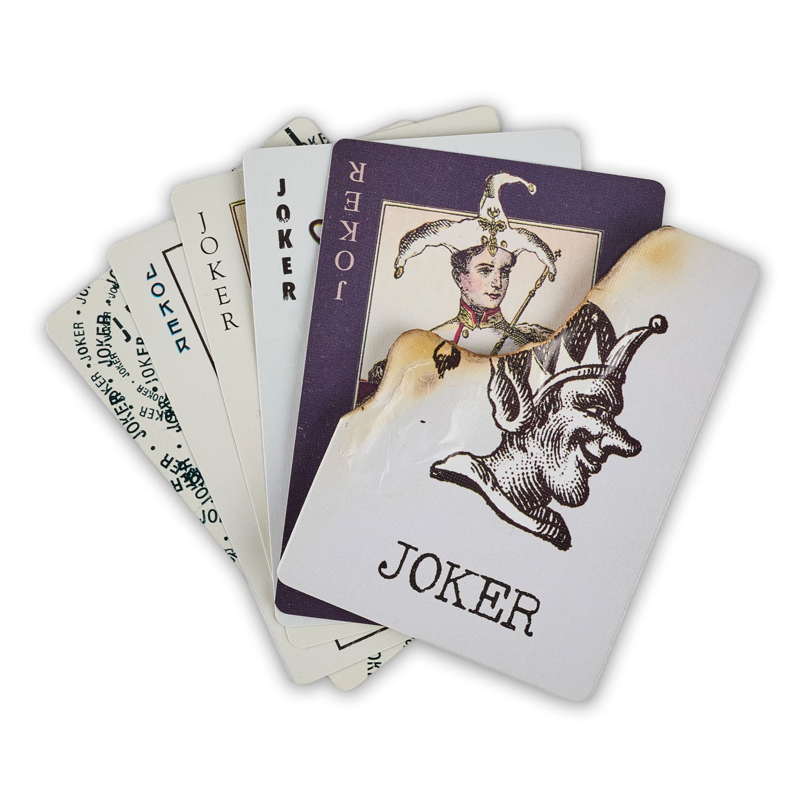 6 Heath Ledger Playing Cards from The Dark Knight (1 of 7)