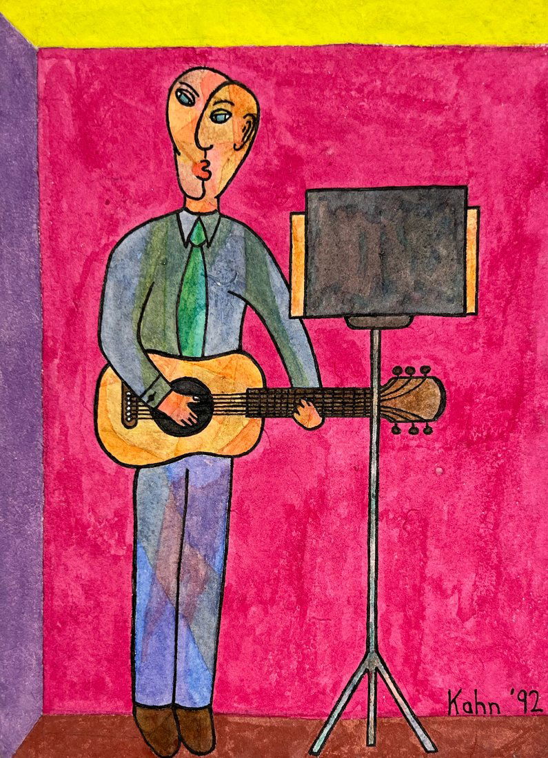 John Kahn "Man with Guitar" Grateful Dead (1 of 2)