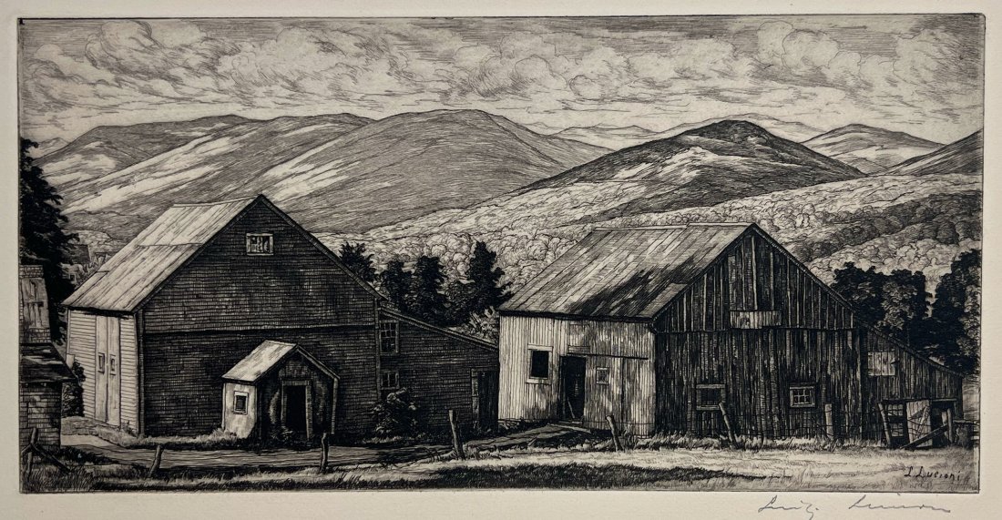 Luigi Lucioni "Summer Shadows" (1 of 2)