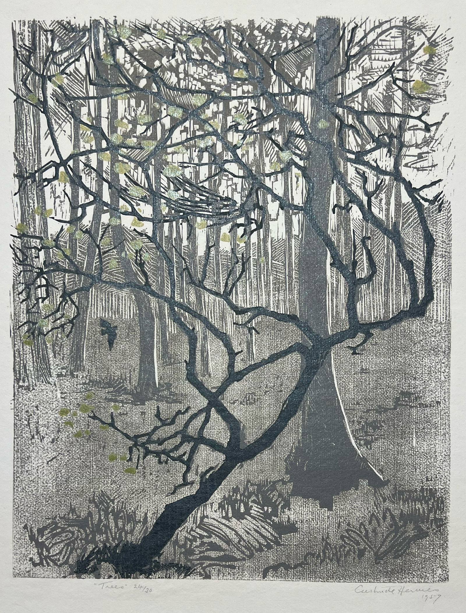 Gertrude Hermes "Trees" (1 of 4)