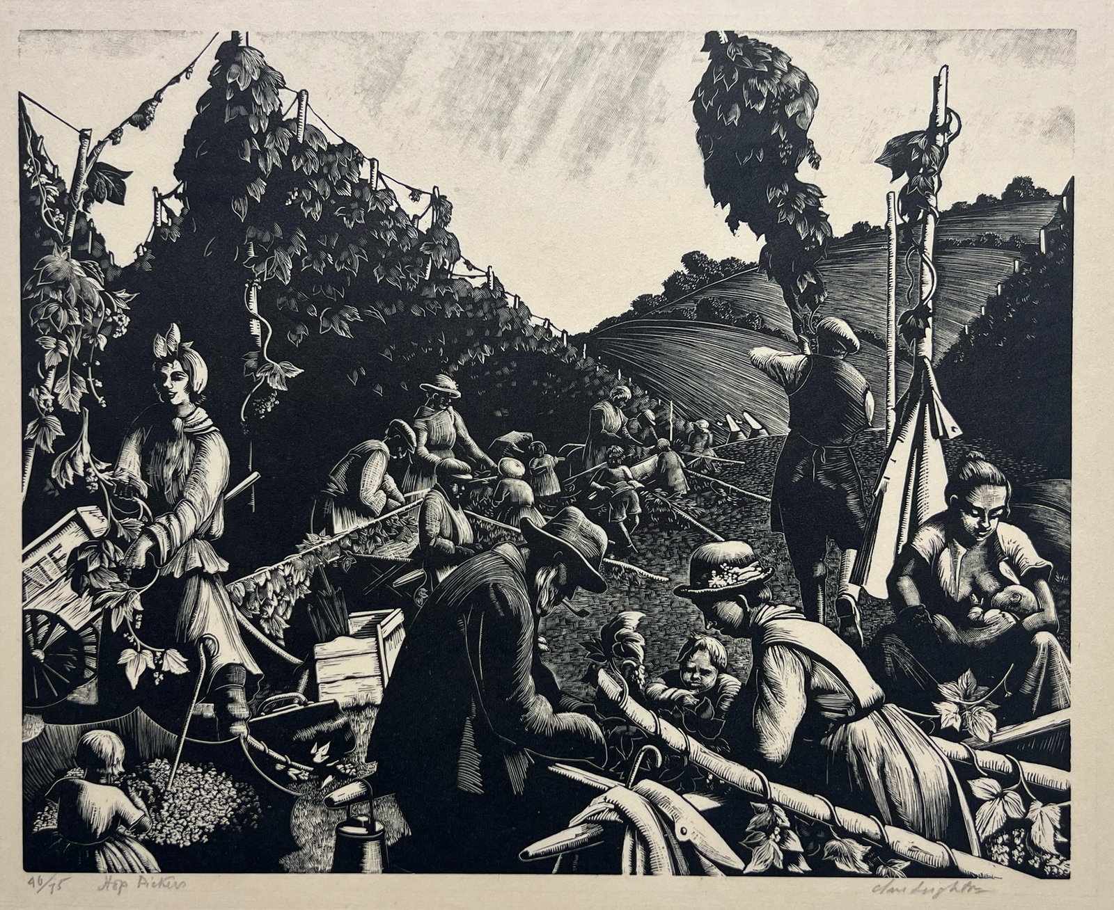 Clare Leighton "Hop Pickers" (1 of 4)
