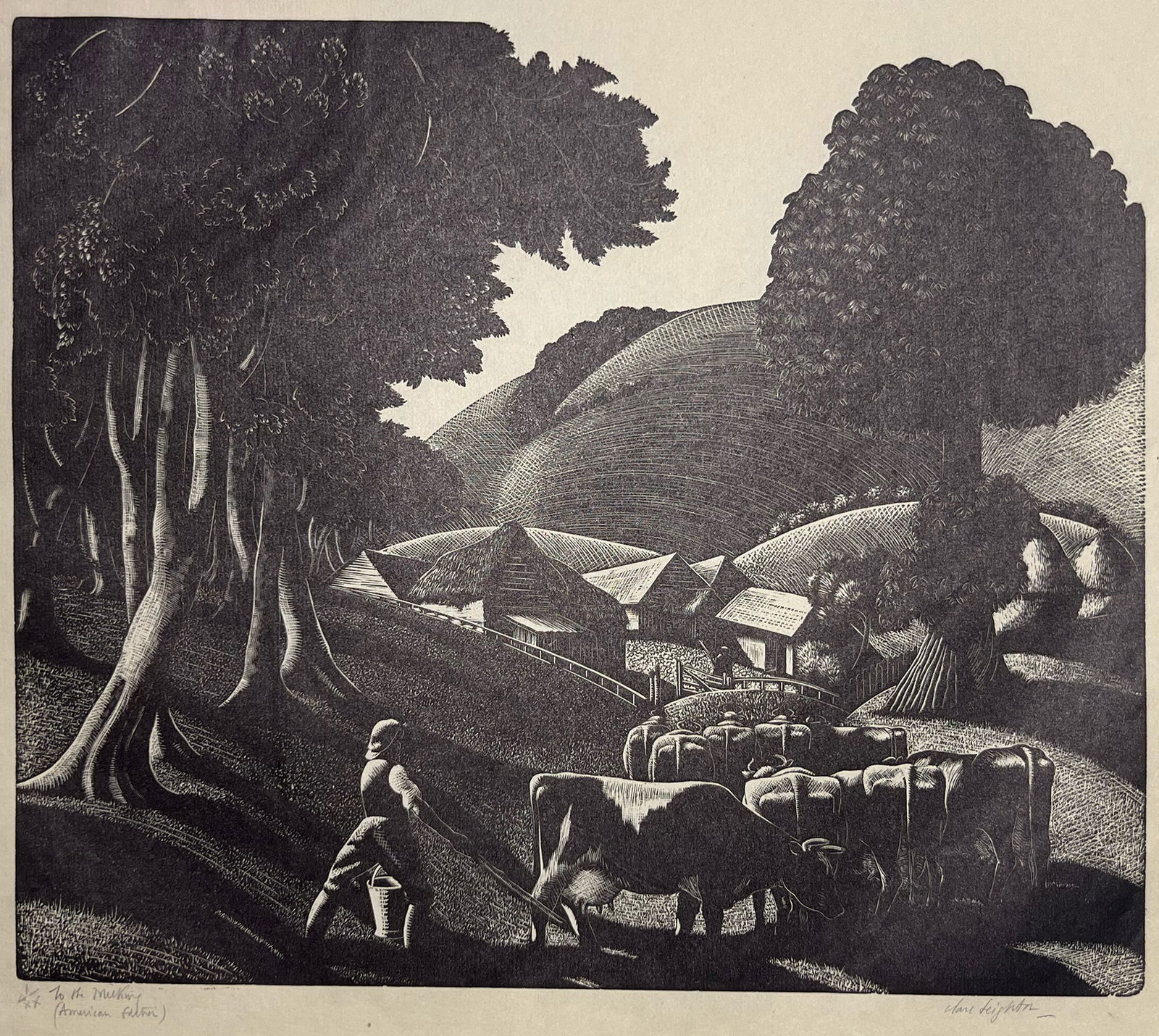 Clare Leighton "To the Milking (American Edition)" (1 of 5)