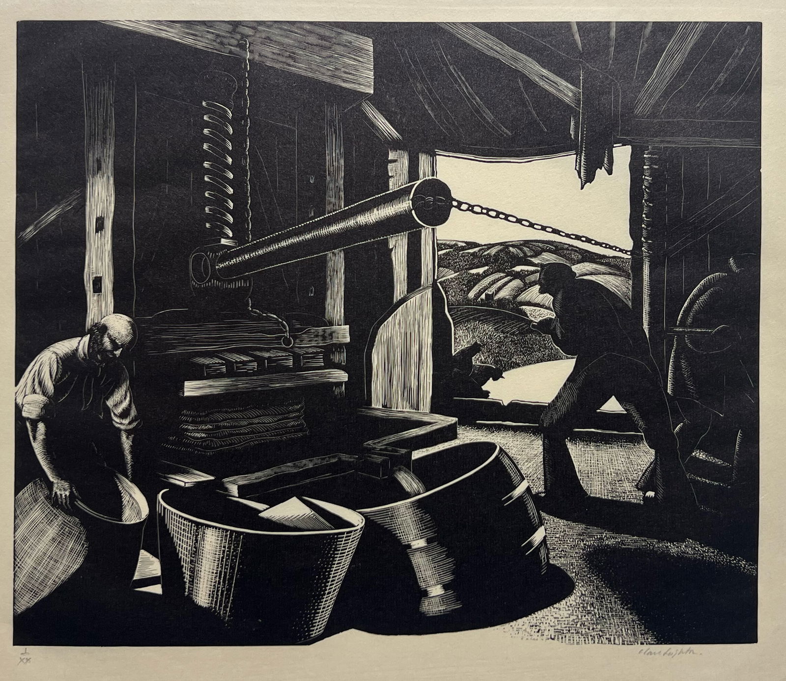 Clare Leighton "Cider Making" (1 of 4)