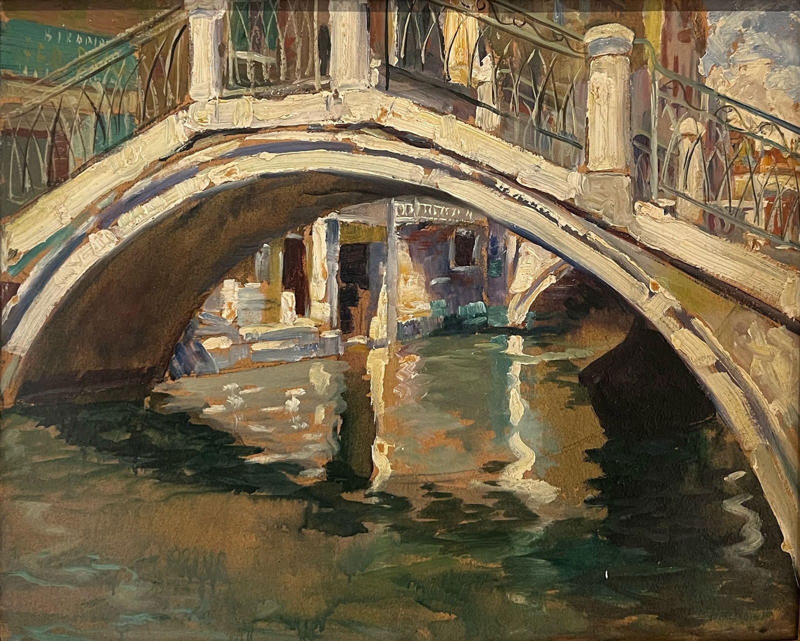 Caleb Arnold Slade "Bridge in Venice" (1 of 4)