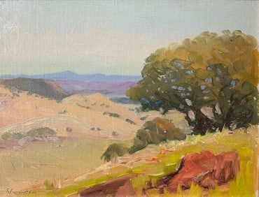 Robert Gilder "Red Rocks and Mountain"