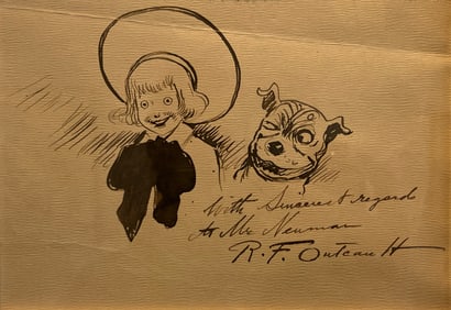 Richard Outcault "With Sincerest Regards to Mr. Neuman"