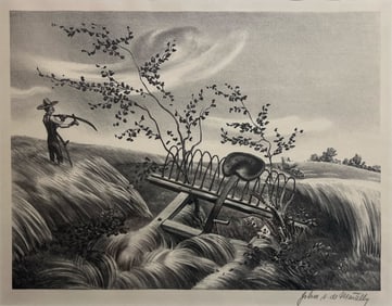 John S. de Martelly "Old Man with Scythe"