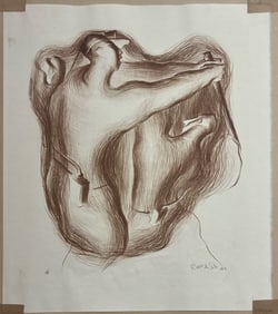 Ernest Frank de Soto, Charles Francois Daubigny, Stefano della Bella "Untitled, Wreath of Wildflower