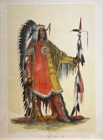 George Catlin "Mah-To-Toh-Pah"