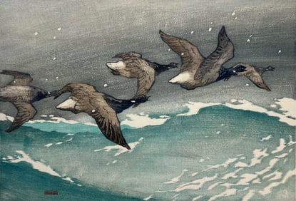 Allen Seaby "Canadian Geese"