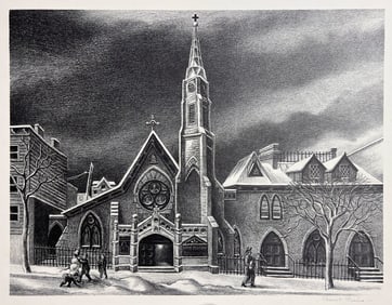 Ernest Fiene "St. Michael's in Brooklyn"