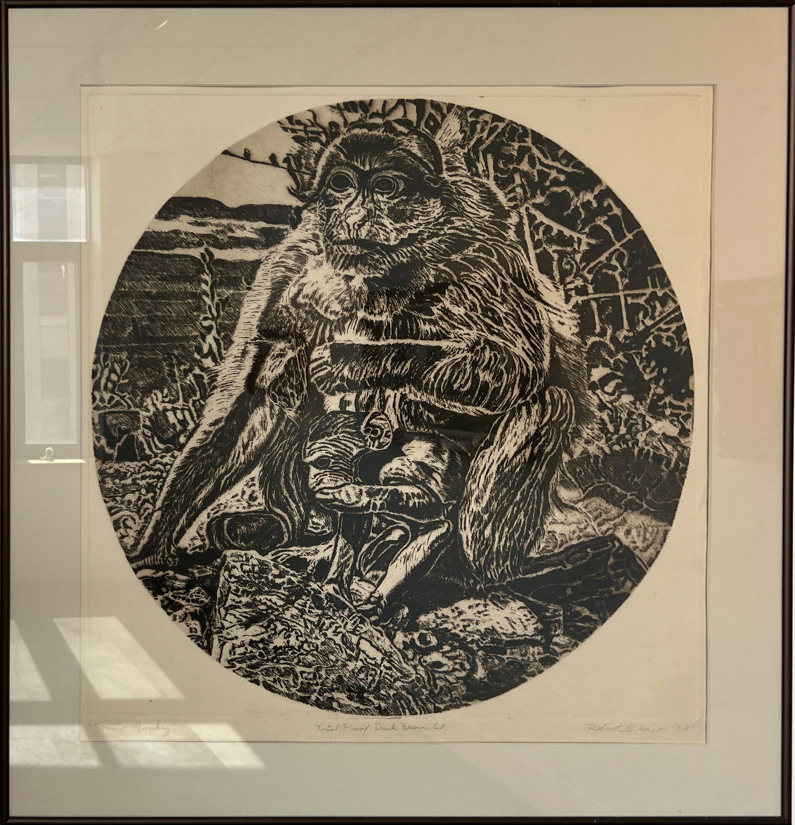 Robert Weaver "Tondo Monkey" - 2