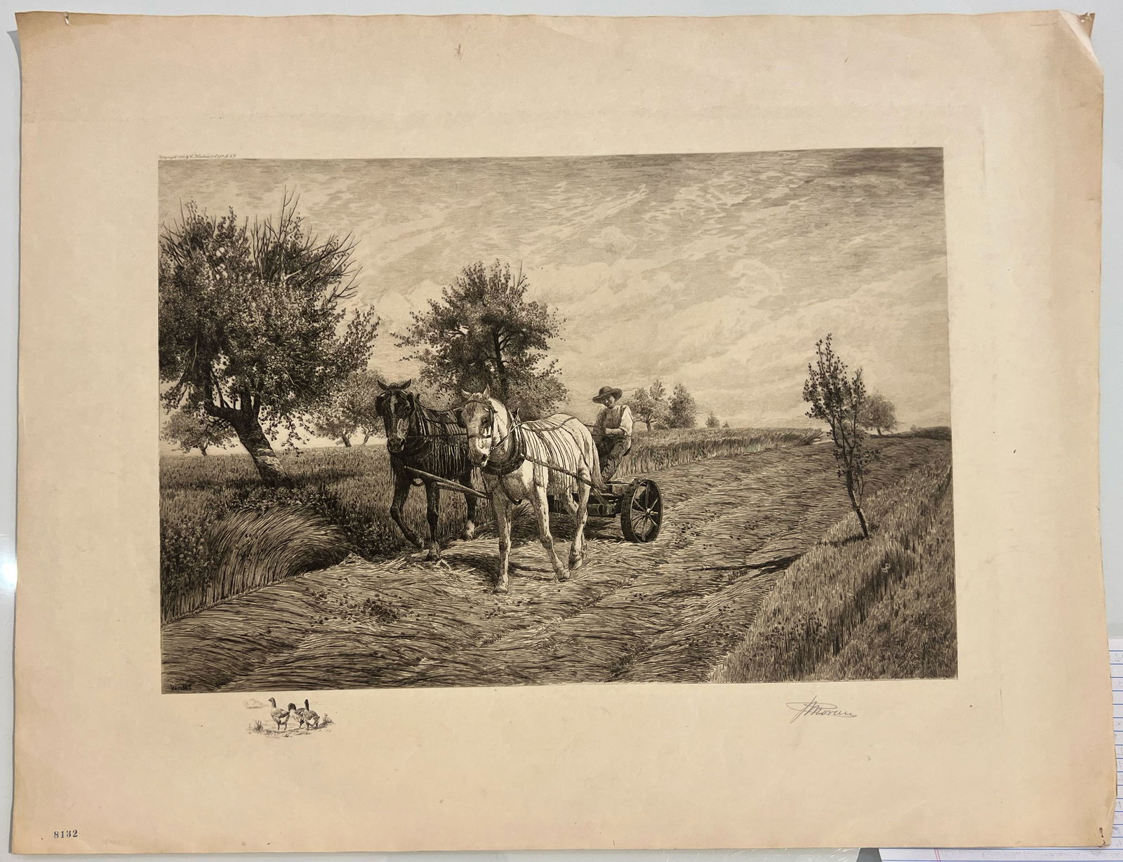 Peter Moran "Untitled (Plowing)" - 2