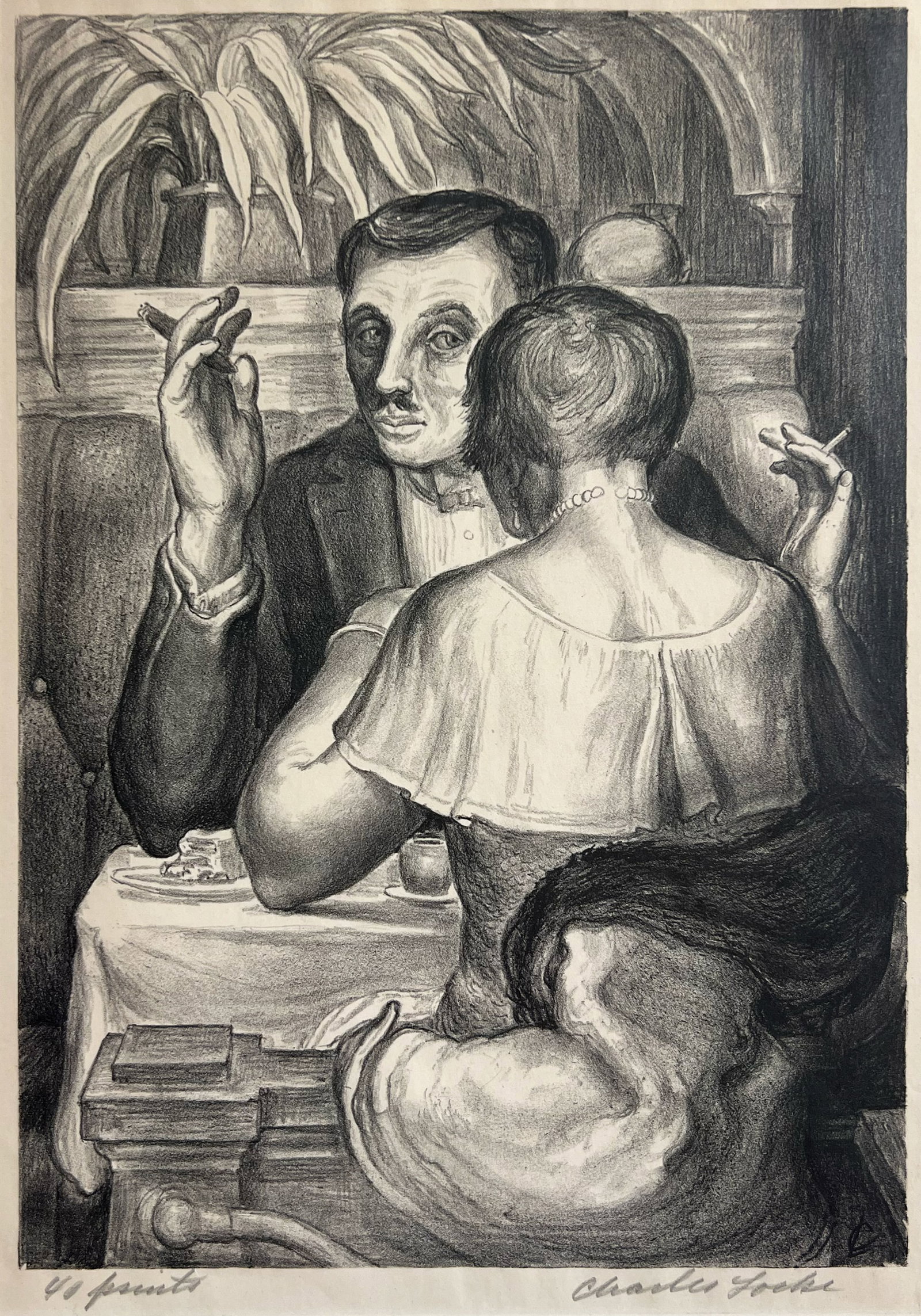 Charles Wheeler Locke "Table d'Hote" (1 of 2)