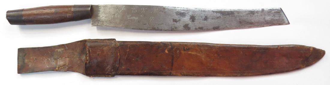 A PHILIPPINES TABAK KNIFE MARKED TO THE 73RD JOLO (1 of 4)